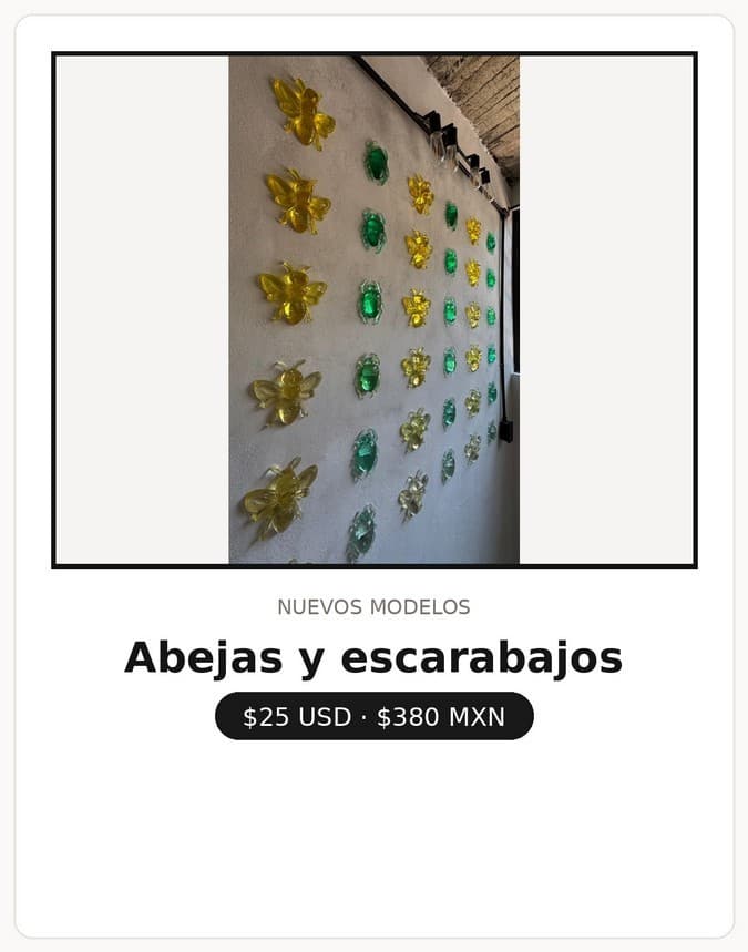 Campo de abejas y escarabajos